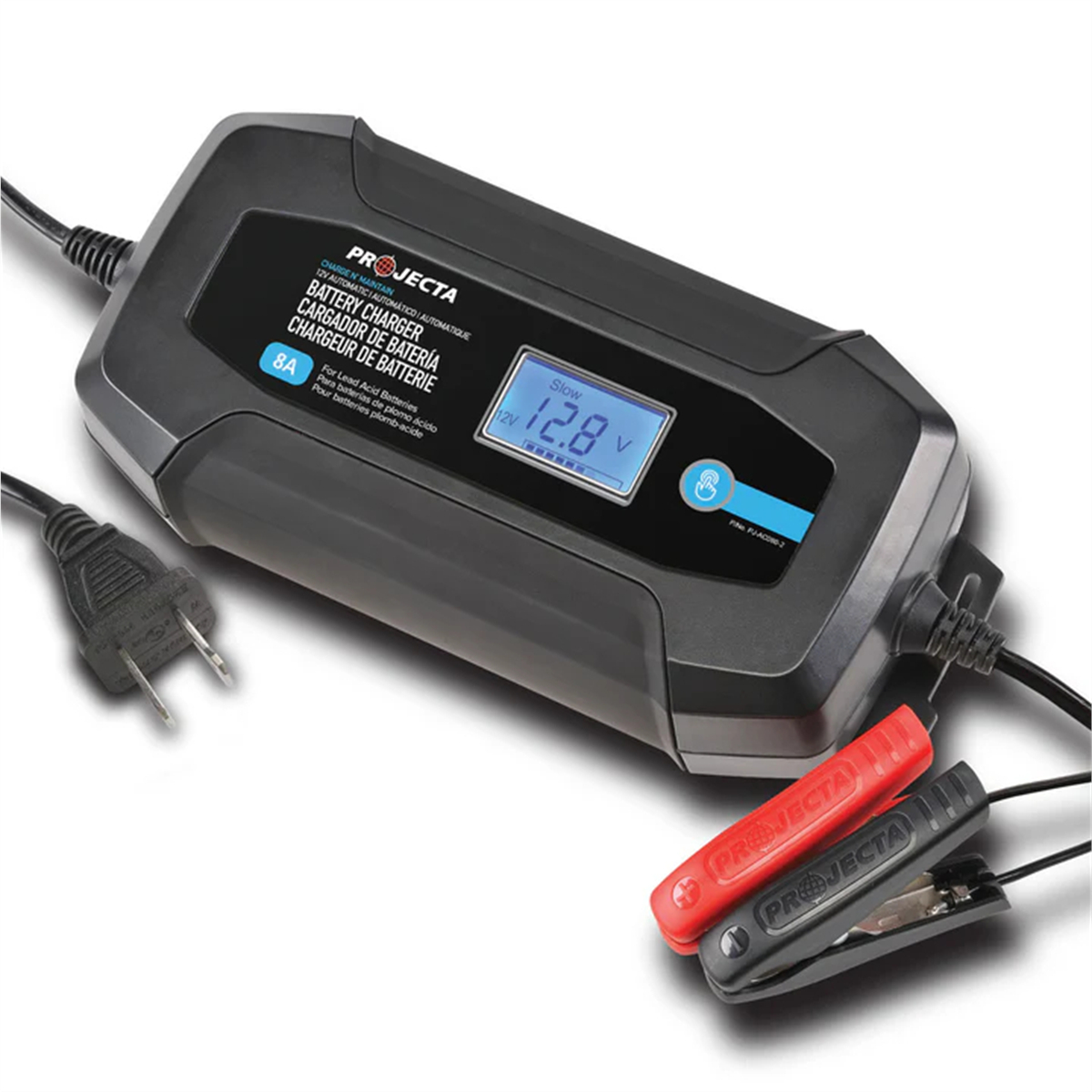 PRJ-AC080 12V 8.0A Battery Charger - 8 Stage Auto