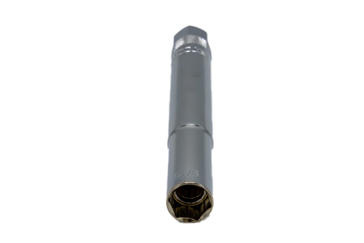 VIMMSPMED916 0.56 in. Magnetic Extra Deep 6 in. OAL Spark Plug Socket - 0.38 in. Drive
