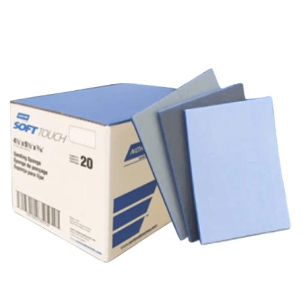 NOR03074 4.5 x 5.5 x 0.19 in. SoftTouch Sanding Sponge, Medium Grit - Pack of 20
