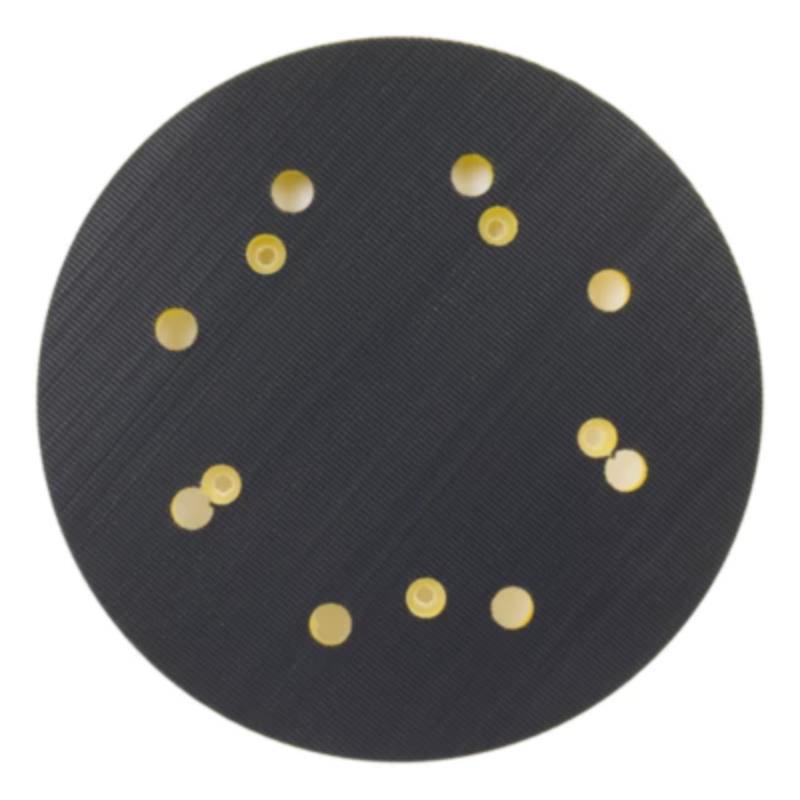 NOR43712 8 x 0.31 in.-24 Low Profile Backup Pad - 1500 RPM Medium Density Hook & Loop 8-Hole 5-Screw Mount - Pack of 5