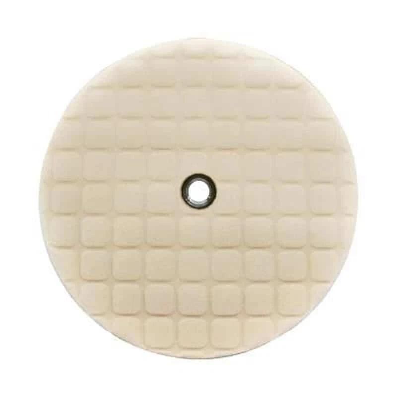 NOR91310 8 in. Double Side Cutting Foam Pad, White - 6 per Case