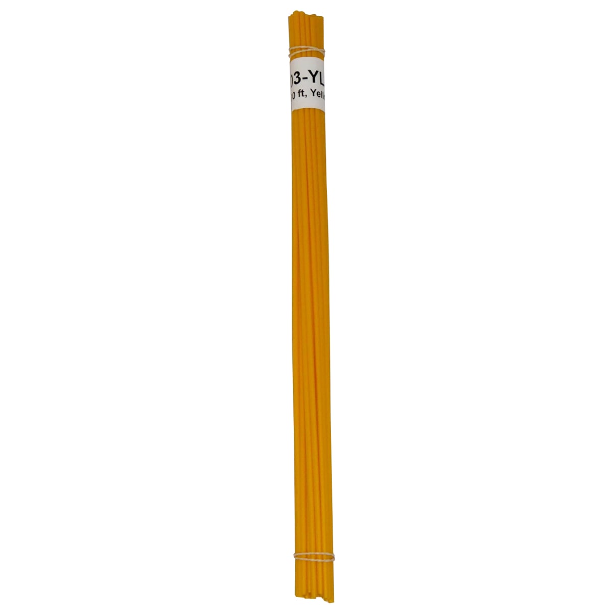 Polyvance High Density Polyethylene (Hdpe) Rod, 1/8" Diameter, 30 Ft., Yellow (R12-01-03-YL)