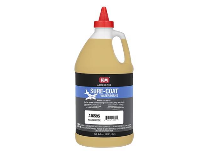SEMA16595 0.5 gal Aero Sure-Coat Mixing System, Yellow Oxide