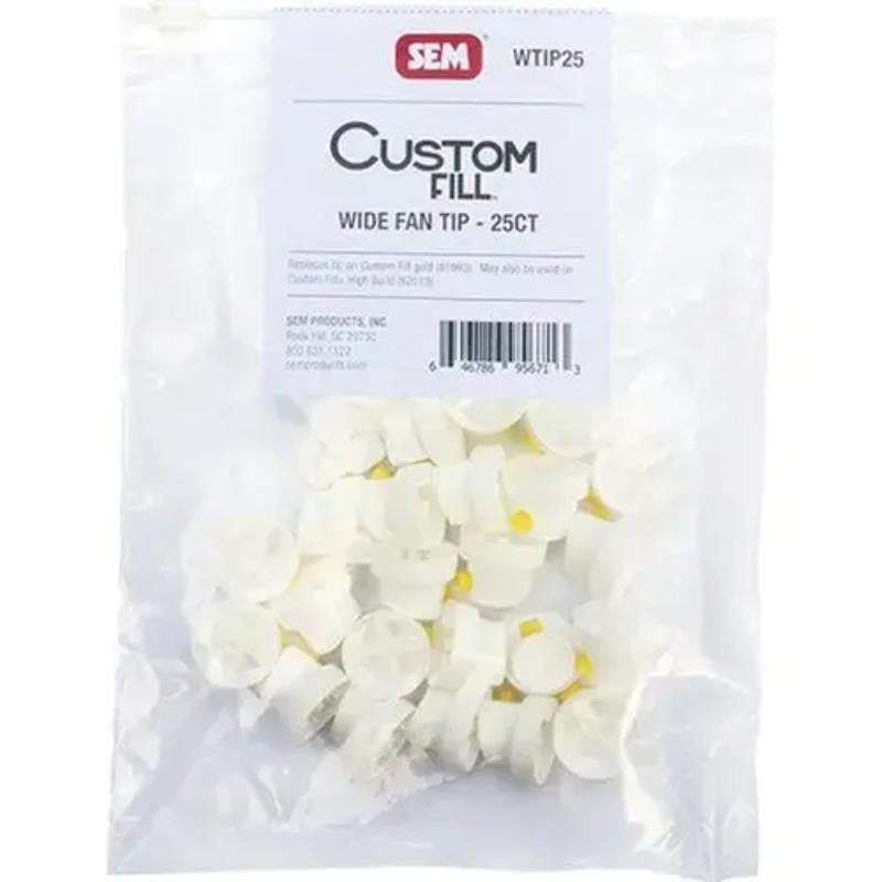 SEMWTIP25 Custom Fill Wide Fan Tip - Pack of 25