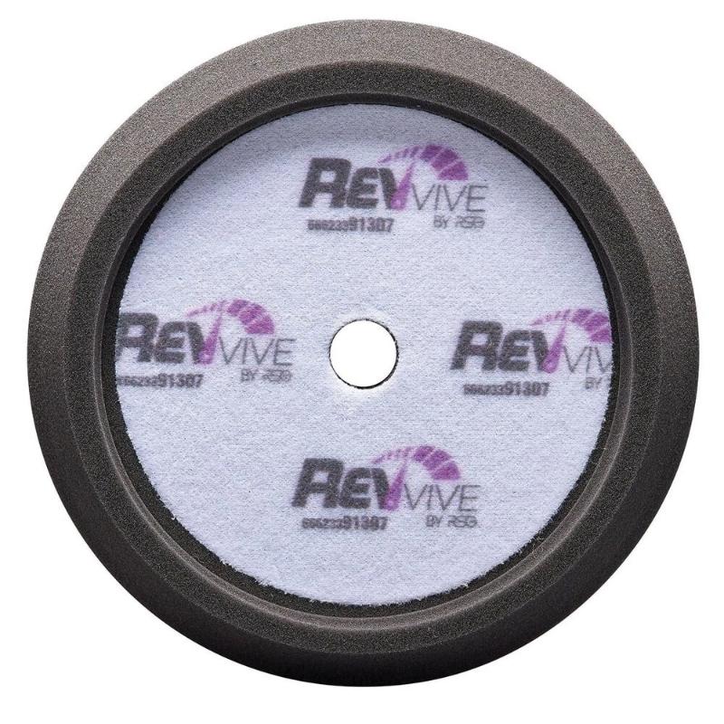 NOR91307 8 in. Single Side Polishing Foam Pad, Black - 6 per Case