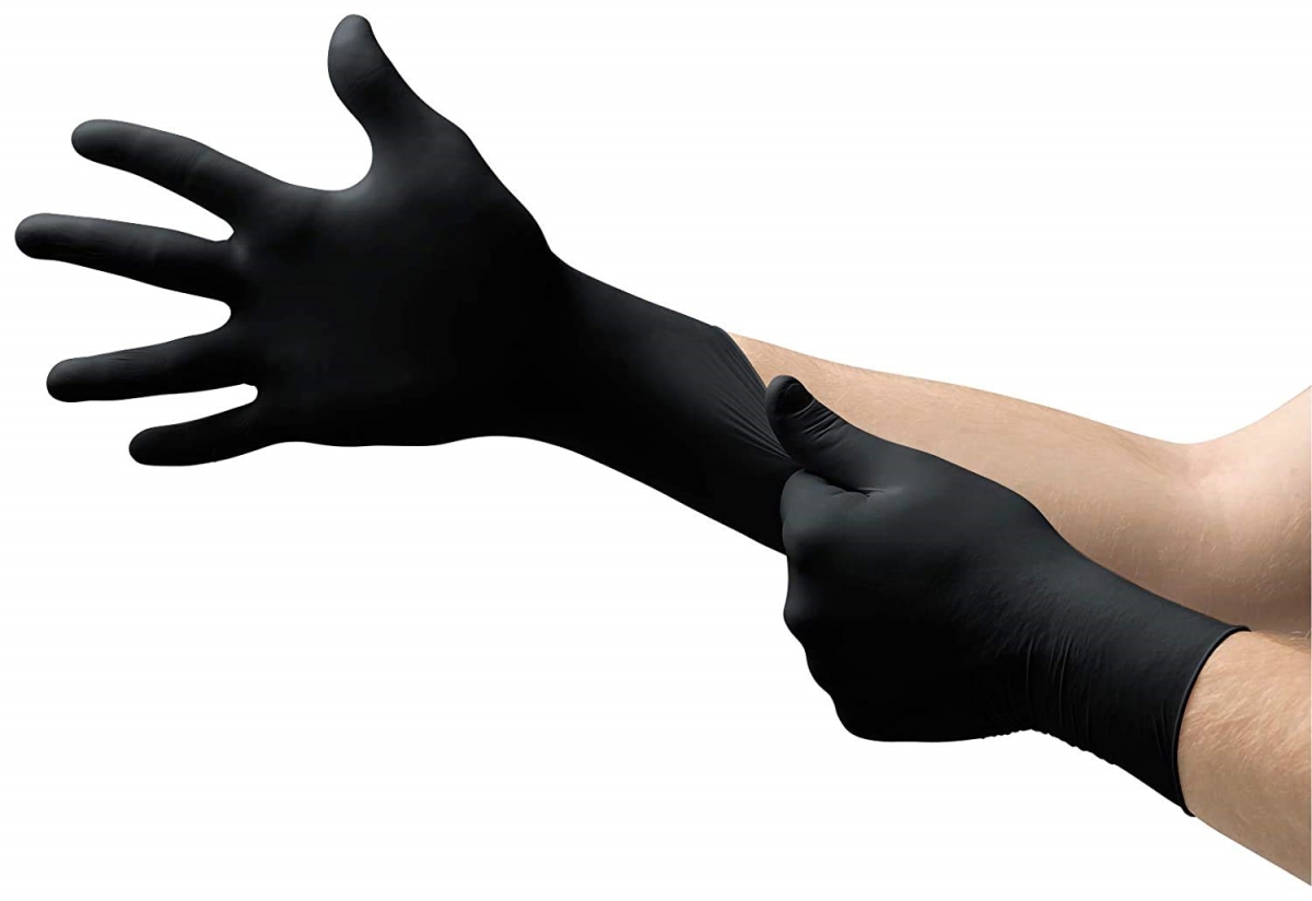 MFXN644-CASE Onyx N64 Nitrile Glove, Black - Extra Large