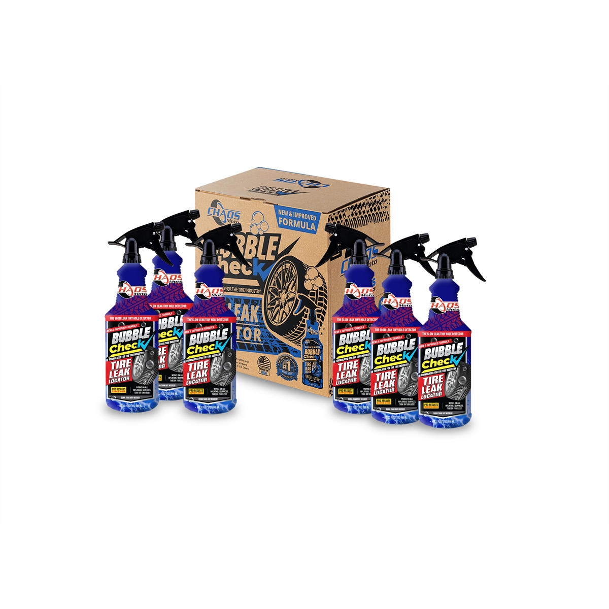 CSU073110NF-DS32-6 32 oz Bubble Check Tire Leak Detector, Pack of 6