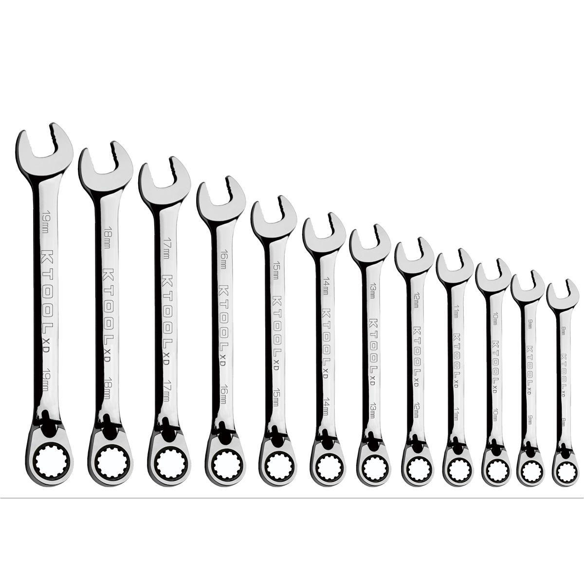 K Tool International KTIXDCRW9MM 9 mm 120 Tooth Reversible Combination Wrench