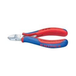 Knipex Electronics Diagonal Cutter 4-1/2" with Multi-Component Grips (7722115)