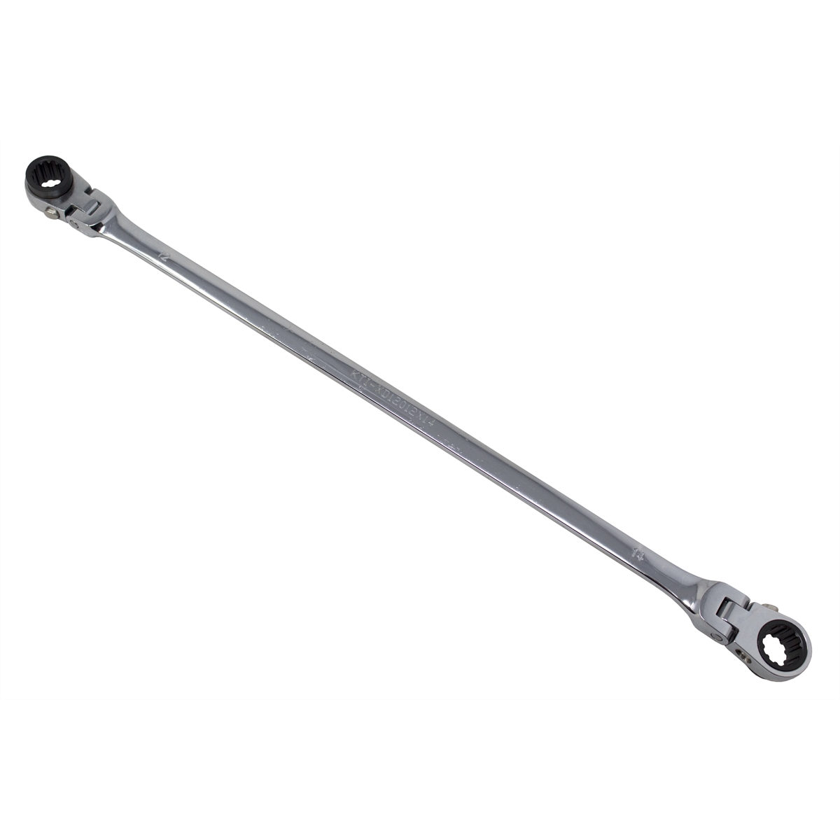 Picture of K Tool International KTIXD12012X14 12 x 14 mm 120 Tooth Double Flex Ratcheting Wrench