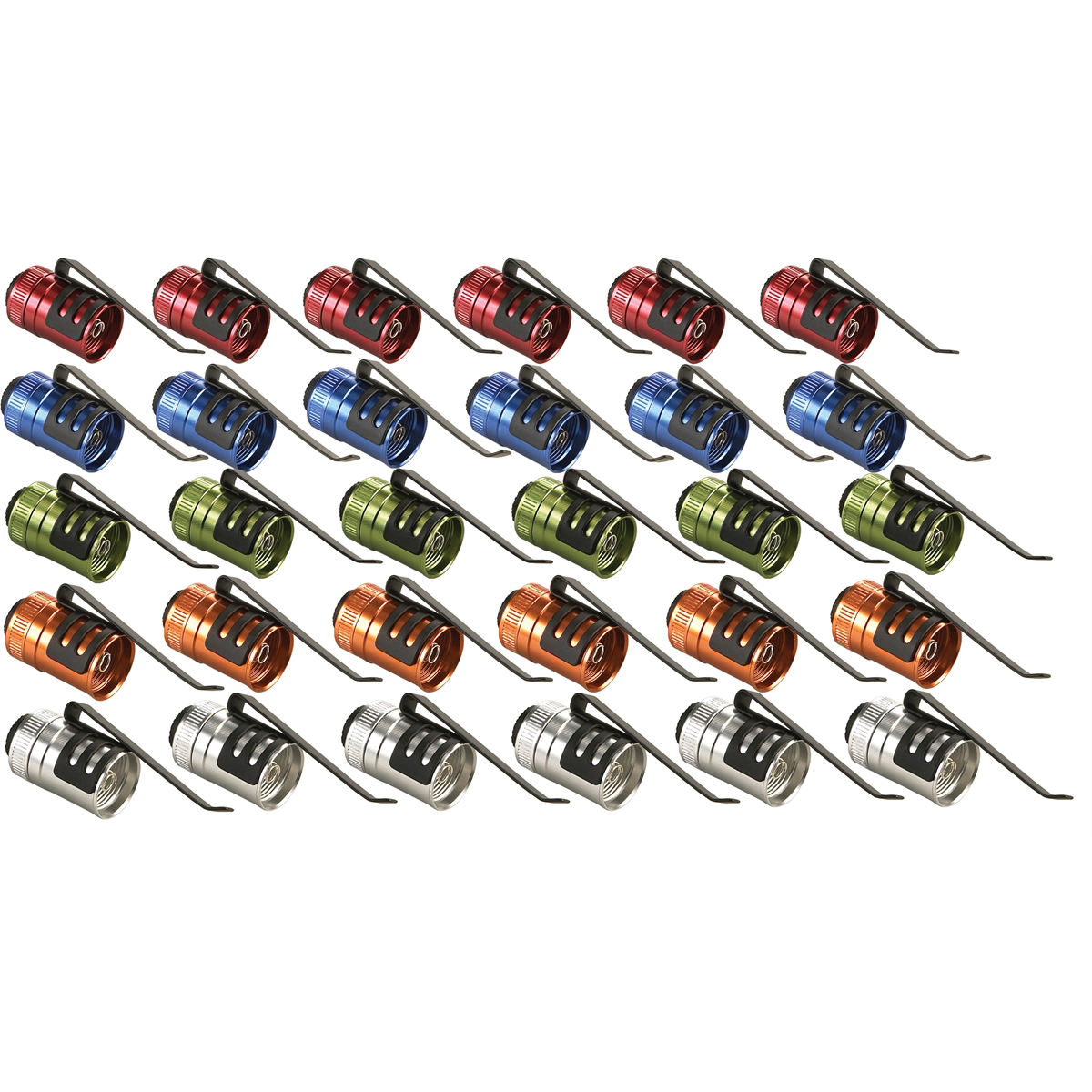 STL99195 Stylus Pro Switch Pack - 6 Red, 6 Blue, 6 Lime, 6 Orange & 6 Silver