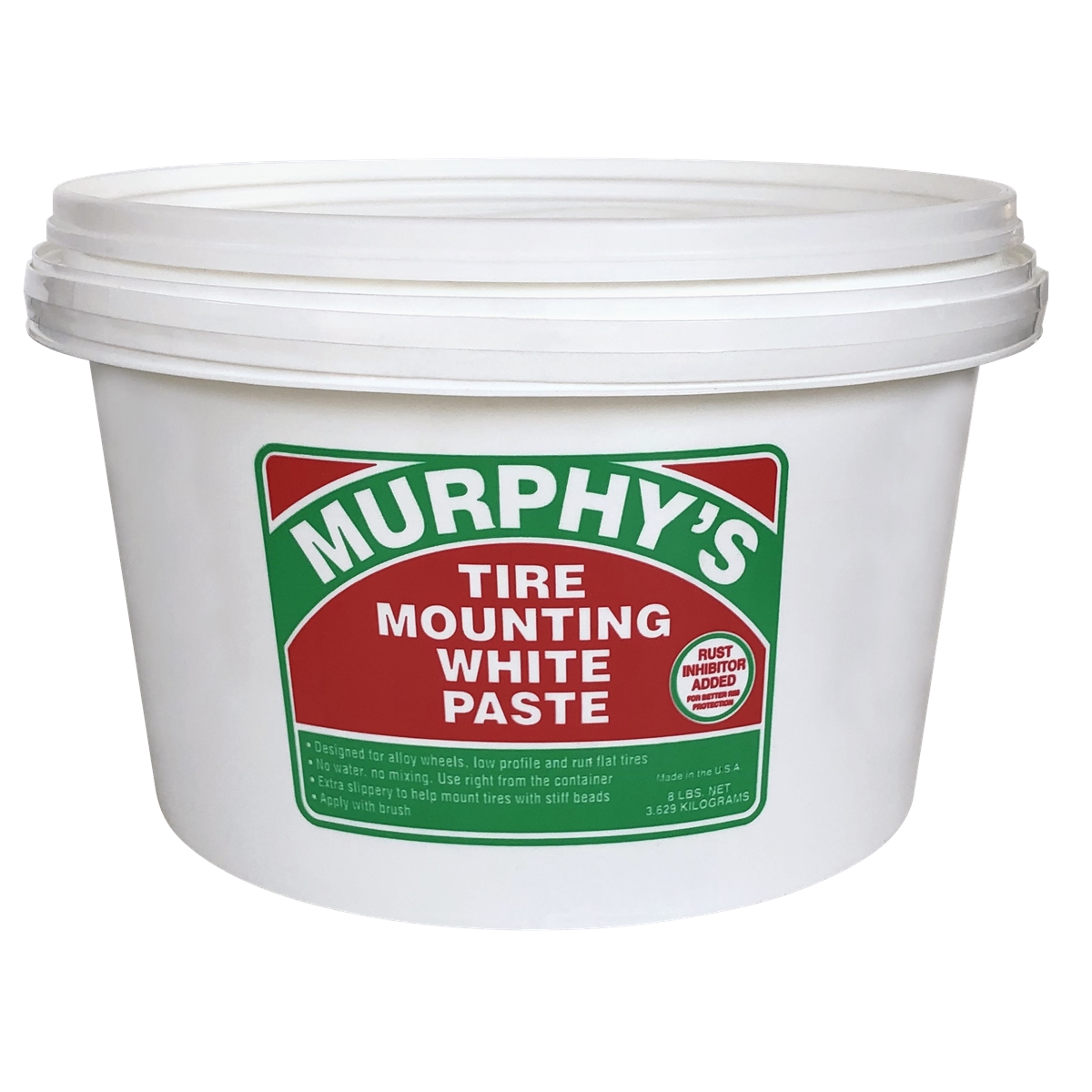 JTMF10129 8 lbs Low Profile Pail Murphys Tire Mounting White Paste with Rust Inhibitor