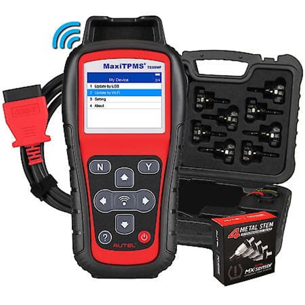 AUL700060 1 Advanced TPMS Service Kit, Red & Black