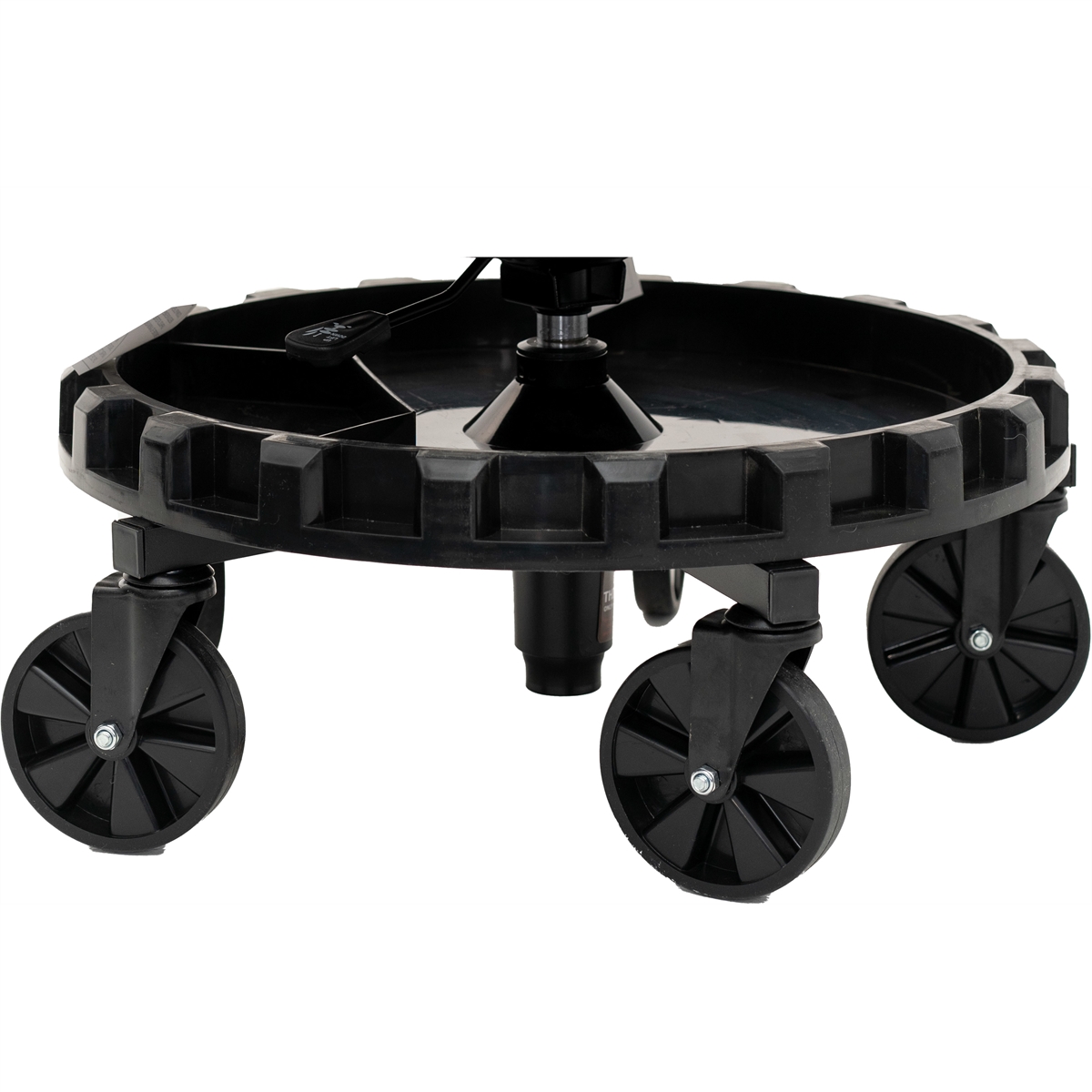 2-720 Mesh Flex Seat Spinning Gear Tray, Black