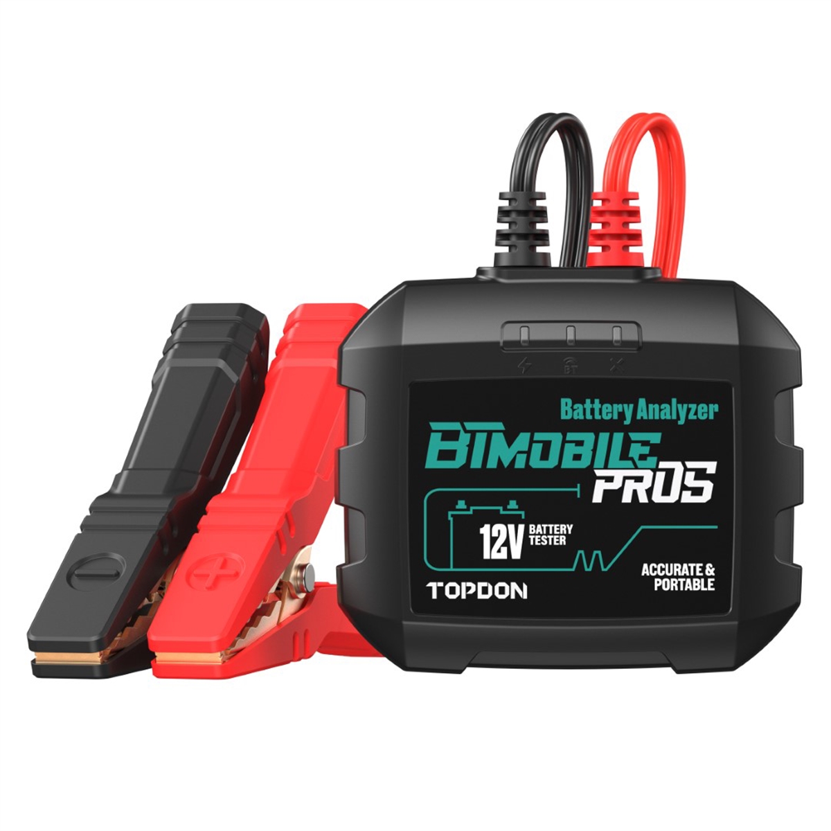 TOPBTMPROS 12V Wireless Battery & System Tester with Bluetooth 40 Compatible Phoenix Series