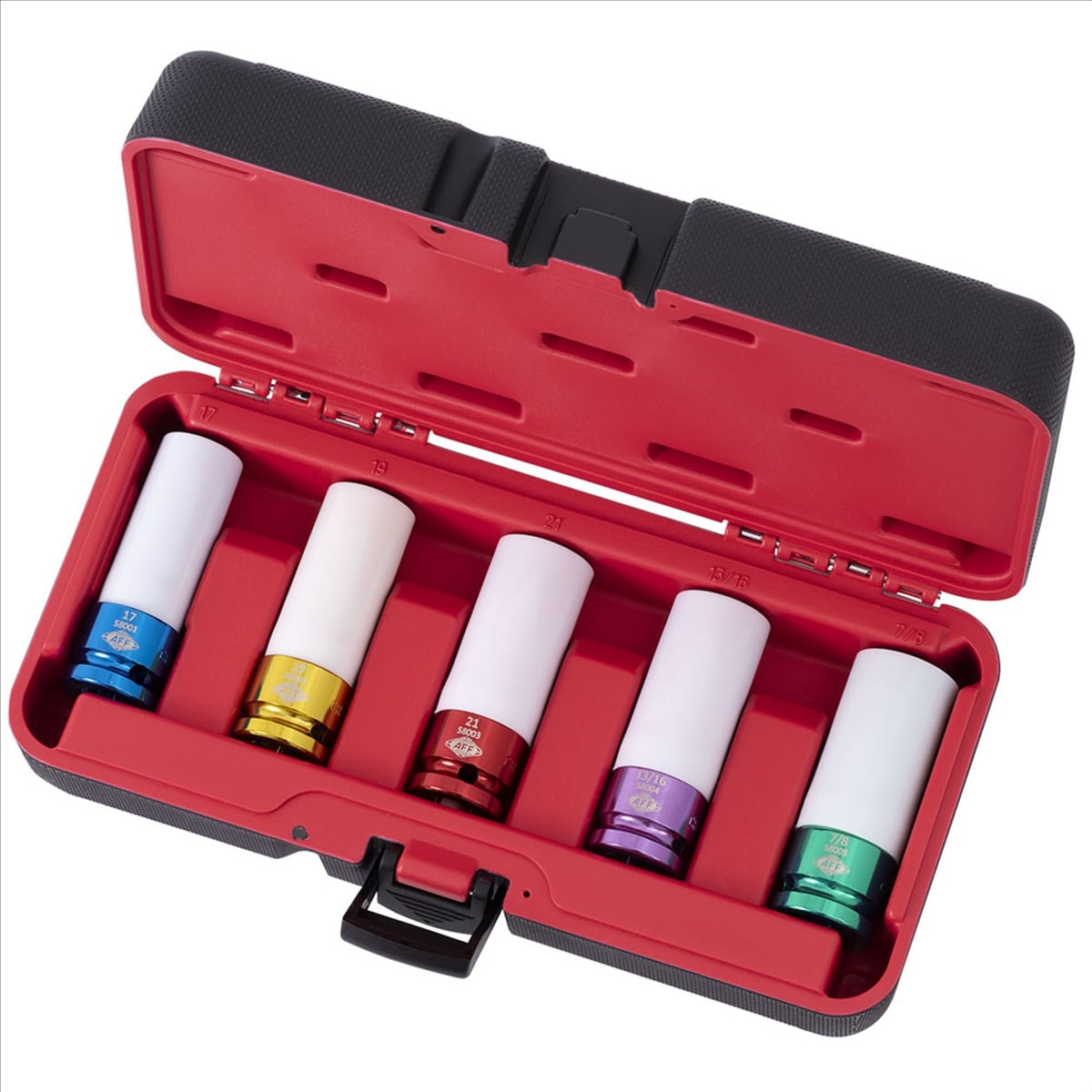 American Forge & Foundry INT58006 0.5 in. Mag Wheel Protective Deep Impact Socket Set - 5 Piece