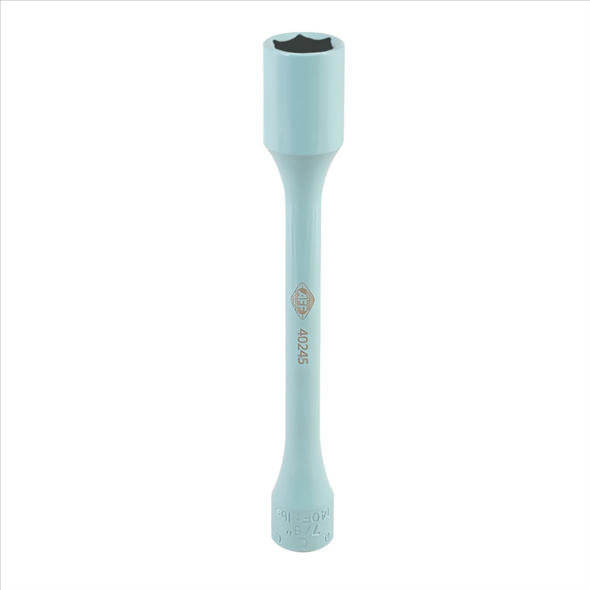 American Forge & Foundry INT40245 0.5 in. x 22 mm, 140 ft. & lbs Torque Limiting Socket - Aqua
