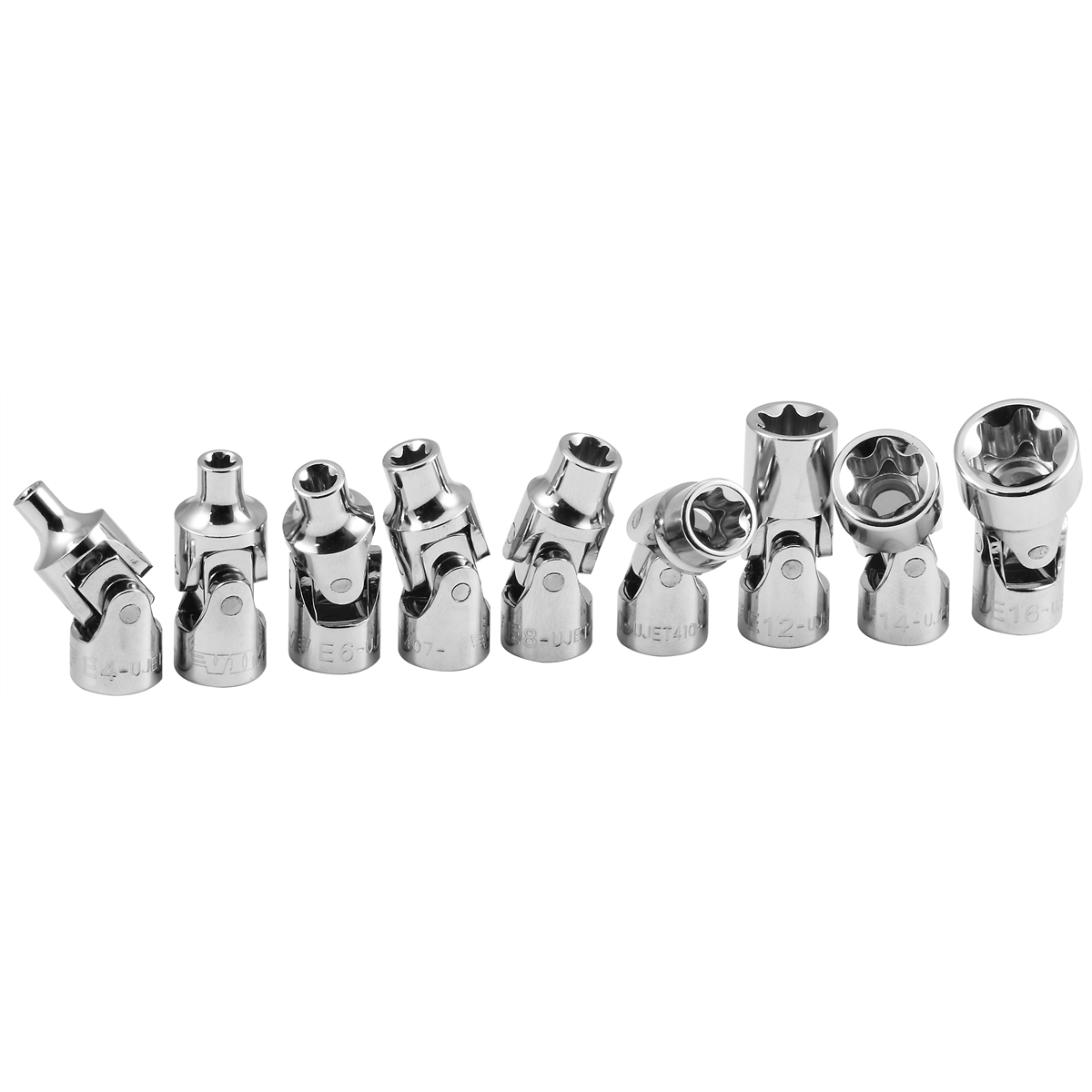 UJHCT40 T40 Universal Joint Half Cut Torx Socket Bit - 0.25 in. Square Drive