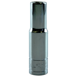 0.37 in. Drive Deep 6 Point Chrome Socket 6 mm