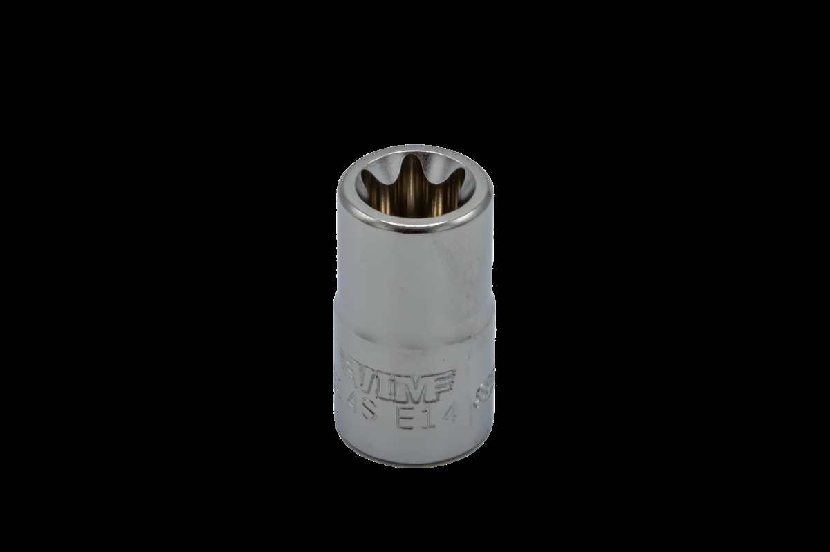 VIMVS614S 0.37 in. Square Drive E14 Torx Socket, Satin Chrome