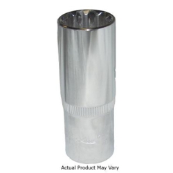 K Tool International KTI-20316 0.37 in. Drive Deep Chrome Spline Socket, 16 mm
