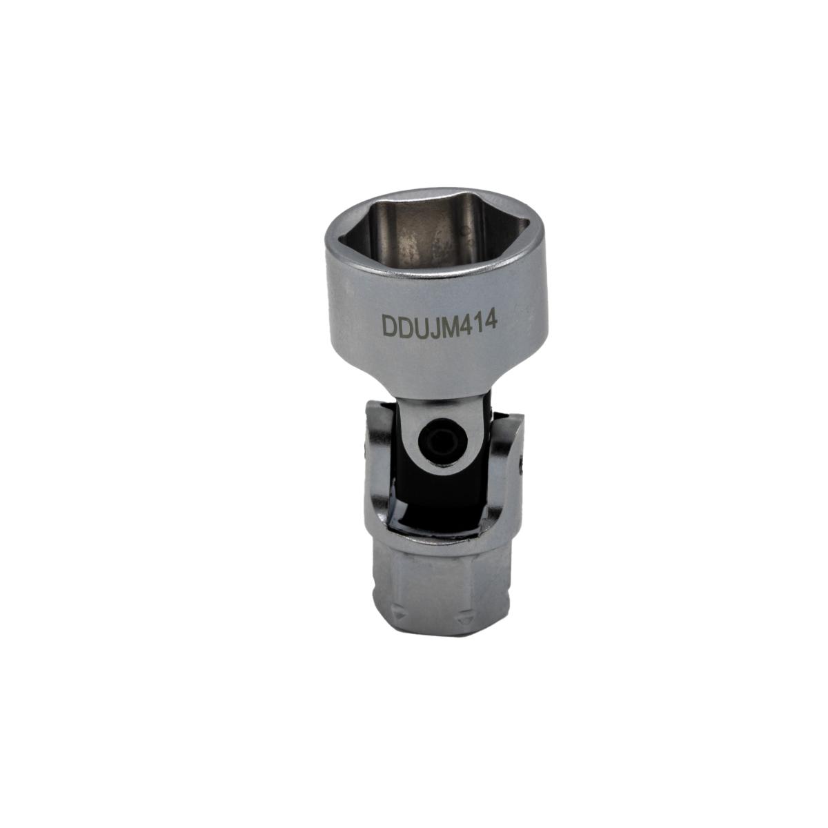 VIMDDSUJM414 14 mm 6 Point Dual Drive Stubby Universal Joint Metric Socket - 0.25 in. x 11 mm Drive Hand Tool