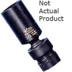 K Tool International KTI-32416 0.37 in. Drive Swivel 6 Point Deep Impact Socket, 0.5 in -  K-Tool International