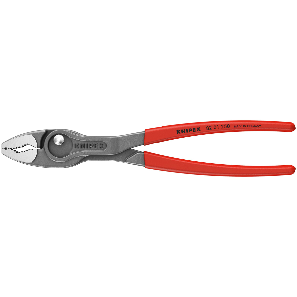 Knipex 10 Inch Steel TwinGrip Slip Joint Pliers with Dipped Handle - 82 01 250 SBA