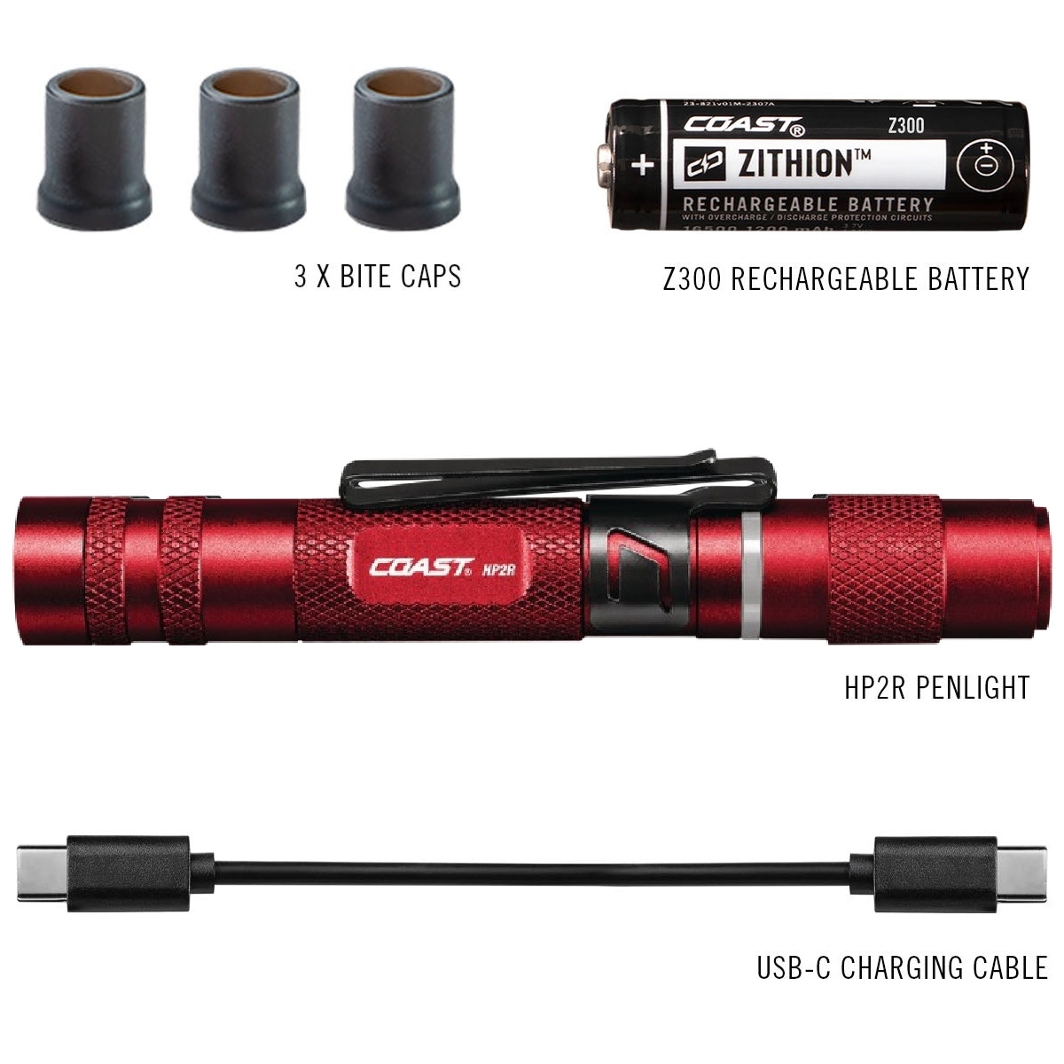 Picture of Coast Products COS31107 280 Lumen LED Rechargeable Plus Penlight&#44; Blue