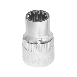 0.37 in. Drive Spline Socket, 12 mm