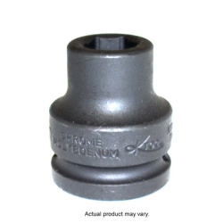 K Tool International KTI-39122 0.75 in. Drive Metric Impact Short Socket, 22 mm