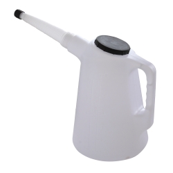 6 qt. Plastic Measure Flex Spout with Dust Cap