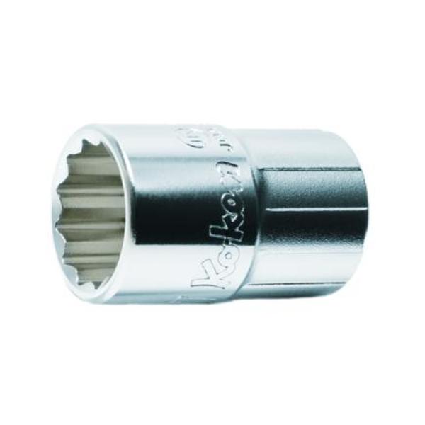 KKN4405M36 05 in Square Drive Socket  36 mm 12 Point Length  47 mm