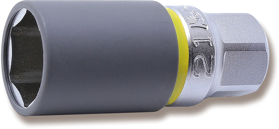 Picture of Ko-ken USA KKN4300PMZ-65-21 21 mm 0.5 in. Square Drive Extra Thin Walled Color coded Protector Wheel Nut Socket - 65 mm