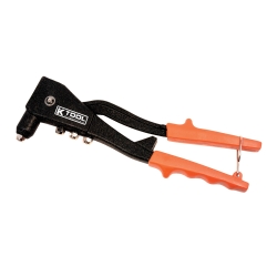 K Tool International Hand Riveter with 4 Nosepieces (KTI79100)