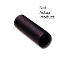0.5 in. Drive Deep 6 Point Impact Socket - 24 mm
