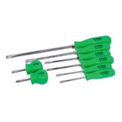 K Tool International 8 Pc Green Handle Screwdriver Set (KTI19900)