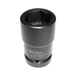 K Tool International  1 in. Drive 1.5-0.8 Square Hex Budd Wheel Impact Socket