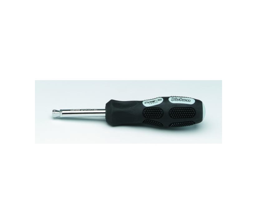 KKN2769NWF-150 0.25 in. Square Drive Spinner Handle with Wobble-Fix - 150 mm Length