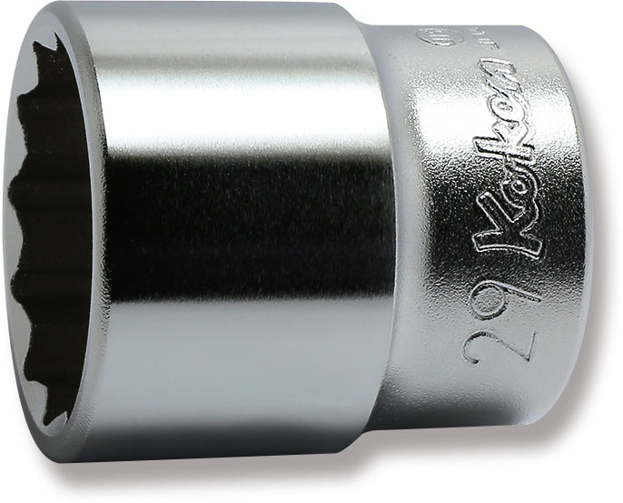 Picture of Ko-ken USA KKN4405M-29 29 mm 0.5 in. Square Drive 12 Point Socket - 43 mm