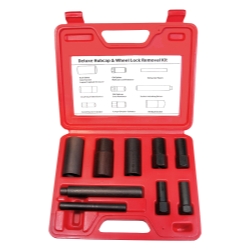 K Tool 71910 Lugnut Removing Set - Removes Locking Lug Nuts and Hubcaps - For use with Impact Wrench