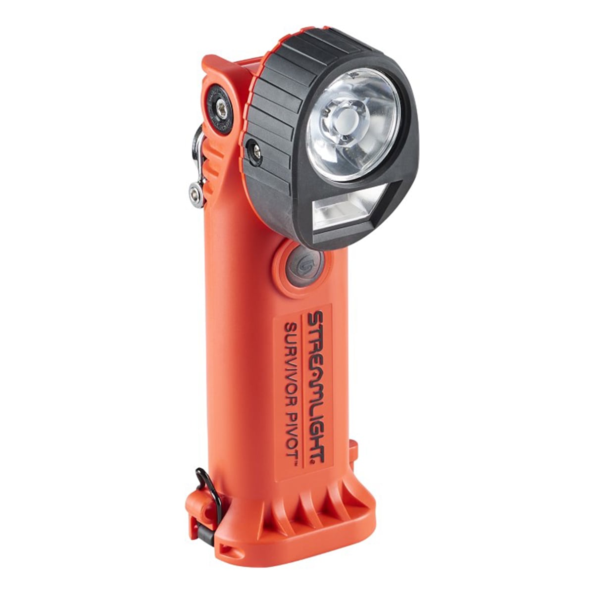 STL91838 Survivor Pivot USB Dual-Beam Articulating Flashlight, Orange
