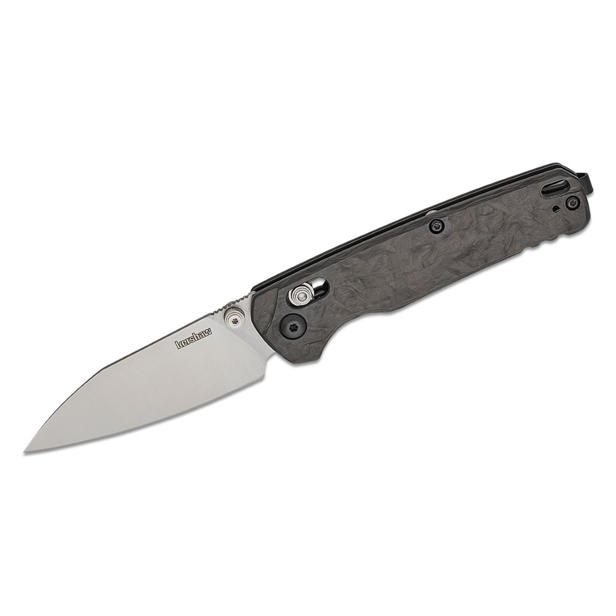 KER6105CF Bel Air Manual Open Dura Lock Magna Cut Reverse Tanto Blade EDC Folding Pocket Knife - Carbon Fiber