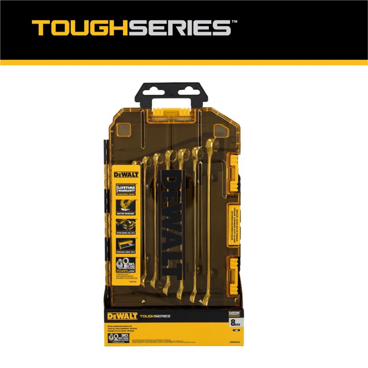 Picture of Dewalt DWTDWMT45426 Toughseries Metric Combination Wrench Set - 8 Piece