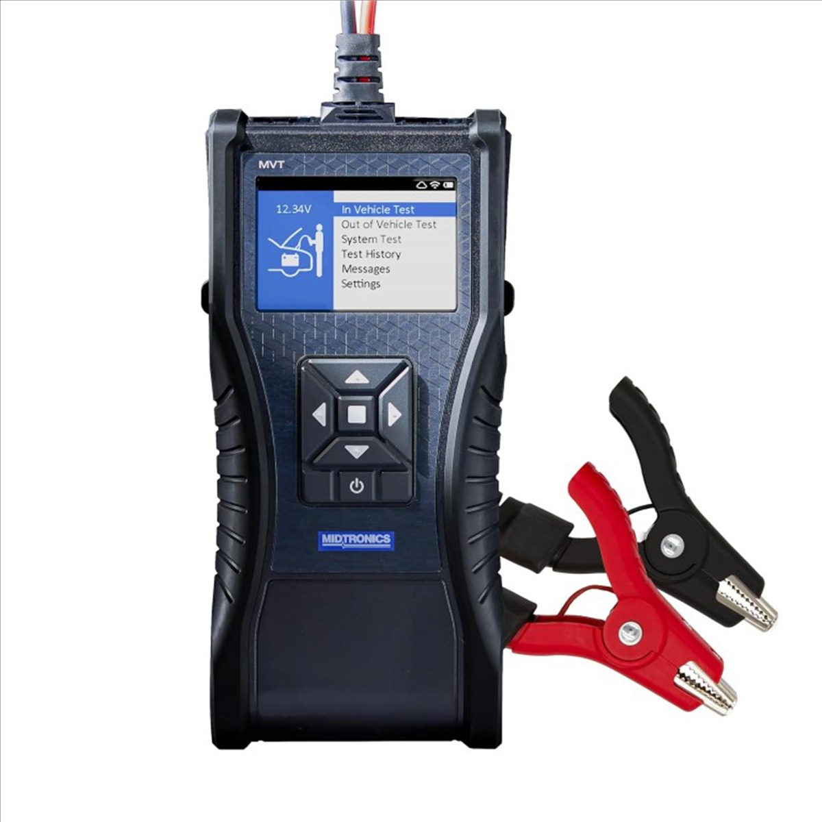 Picture of Midtronics MIDMVT-200 Battery & Electrical System Analyzer MDX AI 30 foot Cable with Power Sport Clamp Set
