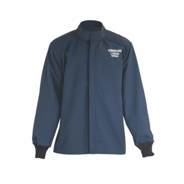 OBRLAN4-CT-XSM Arc Flash Coat - 40 Cal LAN Series Deluxe, Navy Blue - Medium - Extra Short