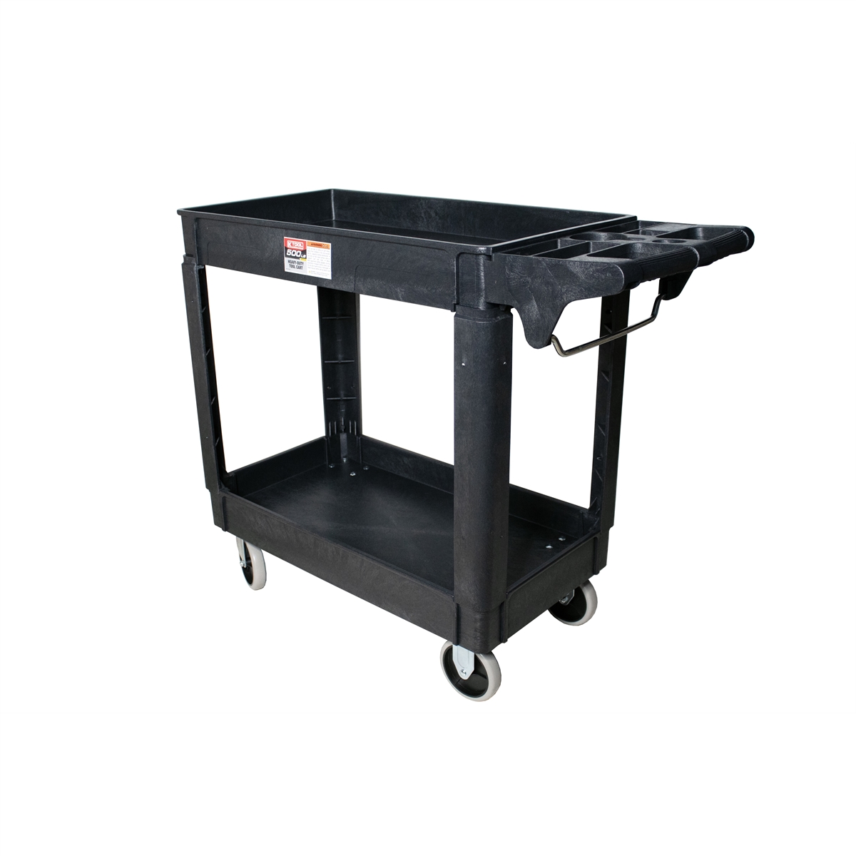 Picture of K Tool KTI75126 HD Plastic 2 Shelf Tub Style Tool Cart