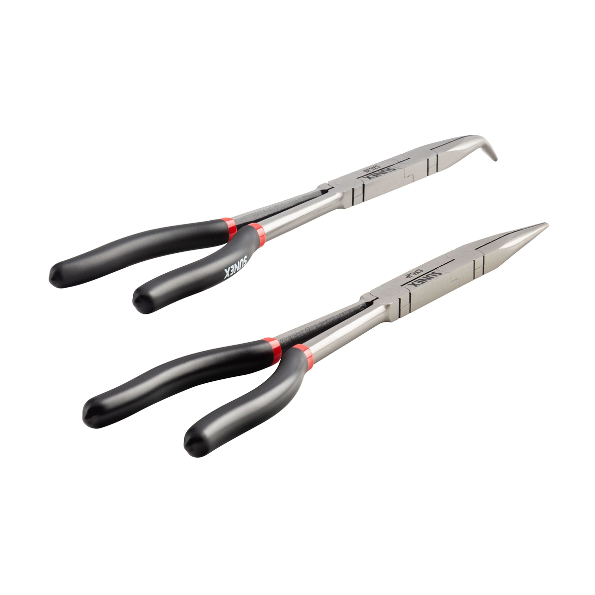 Sunex SUNSXCJPS 2 Piece Long Reach Compound Joint Pliers Set