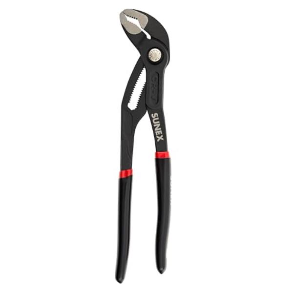 Sunex SUNSXTG10 10 in. Push Button Tongue & Groove Pliers