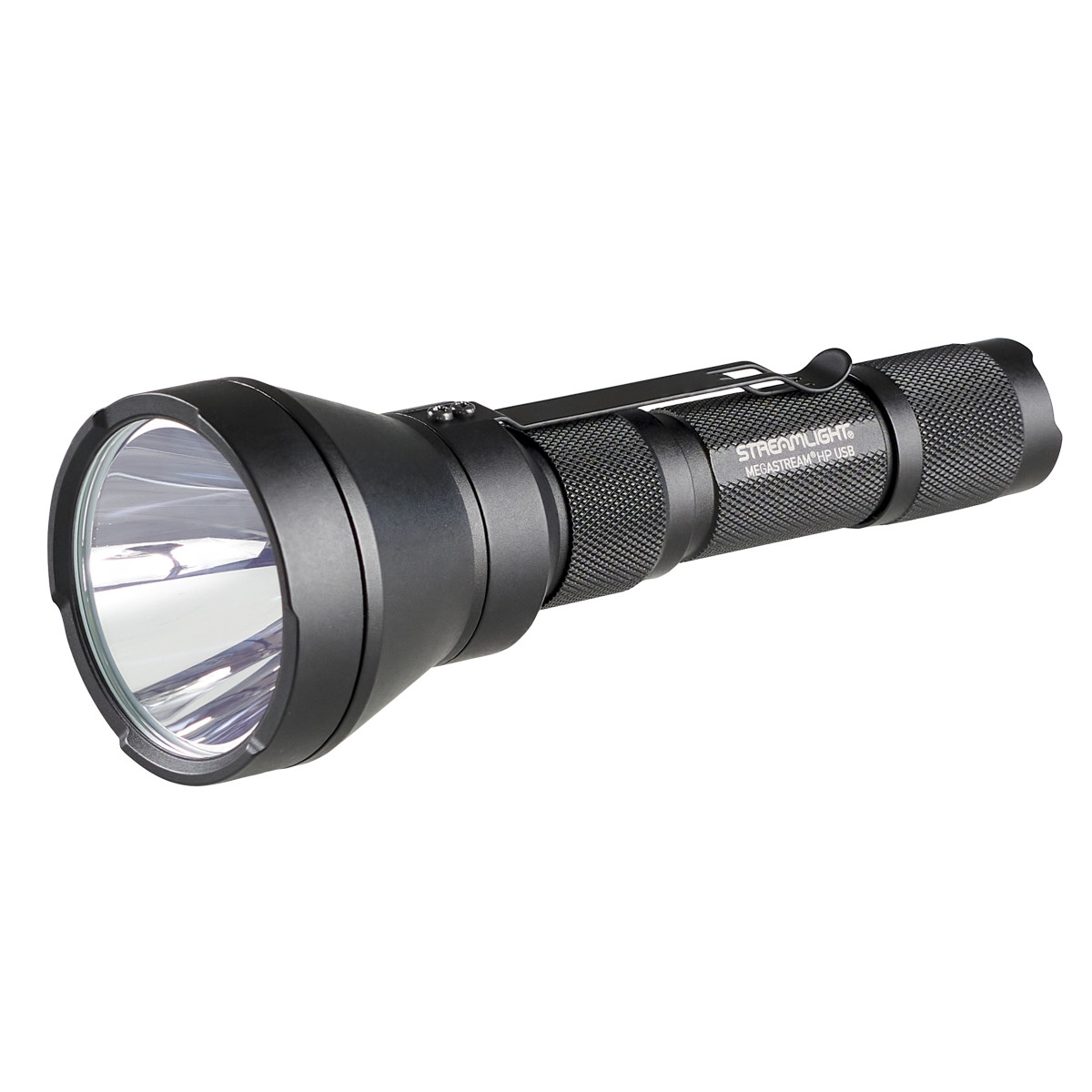 STL66211  MegaStream HP USB Flashlight - Black